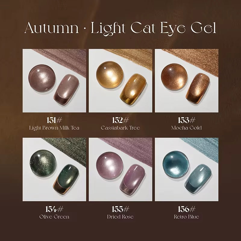 Autumn cat eye set