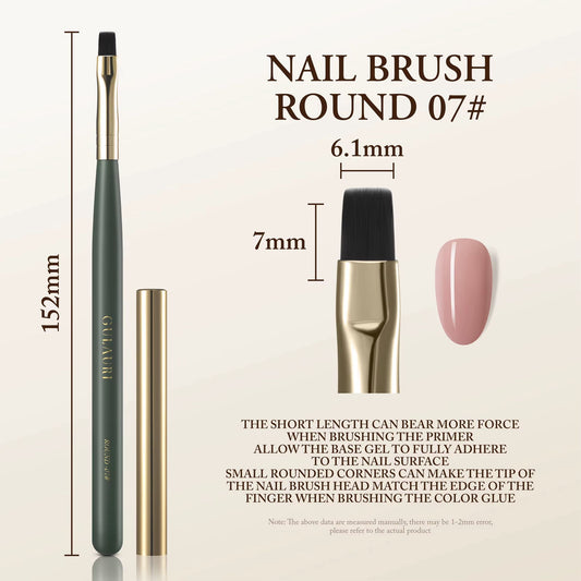 Nail Brush Round 07
